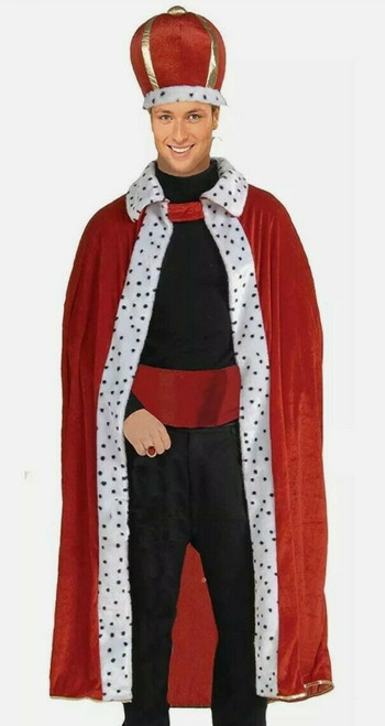 King's Robe and Crown Set