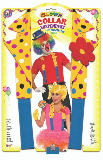 Clown Collar & Suspender Set