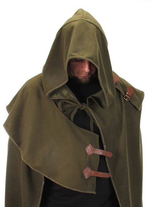 Green Elven Costume Cloak Green Elven Costume Cloak