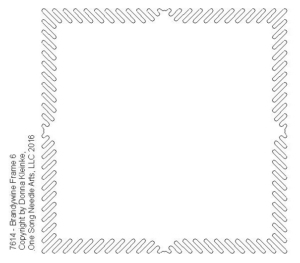 Brandywine Frame 6 7614 VP11 One Song Needle Arts