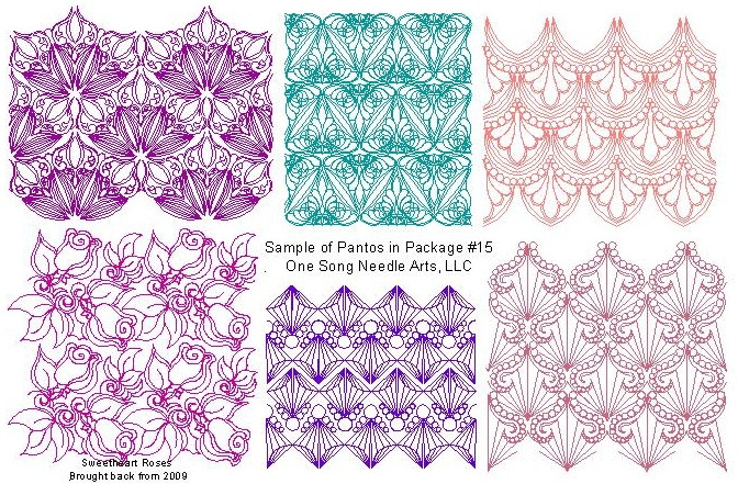 PACKAGE #15 - May 2024-B - 55 Patterns (PKG#15MAY2024B) - One Song ...