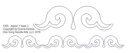 Aspen 1 Sash 2 - #7255 (Incl in SASH PKG #1)