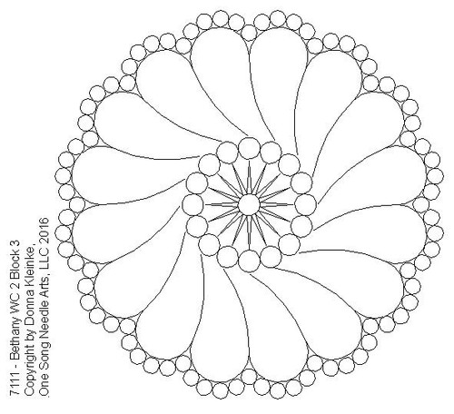 Bethany Wholecloth 2 (WC) Block 3 - #7111 -