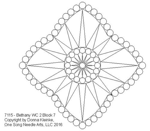 Bethany Wholecloth 2 (WC) Block 7 - #7115 