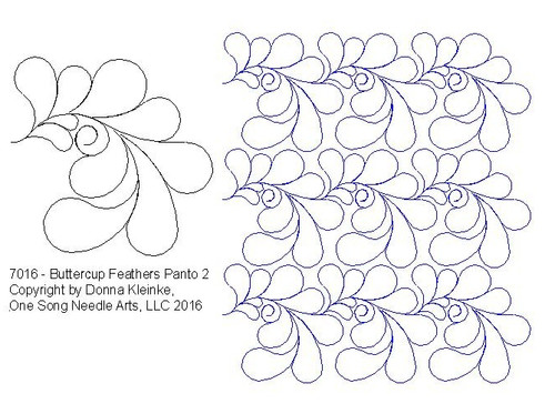 Buttercup Feathers Panto 2 - #7016 (in Prime Panto Collection)