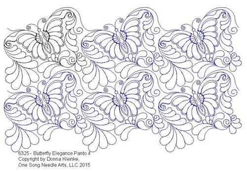 Butterfly Elegance Panto 4 -- #6325 (in Prime Panto Collection) - VP14