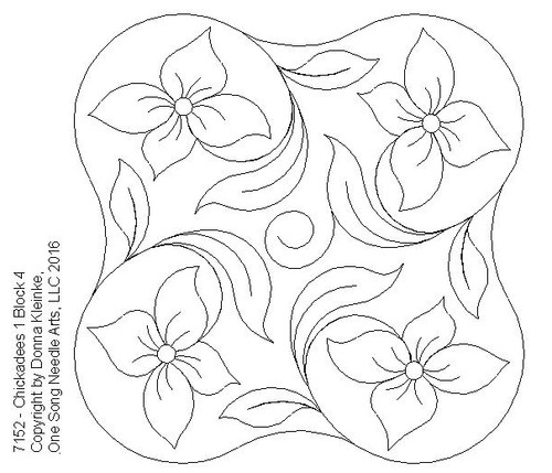 Chickadees Block 4 - #7152-VP6