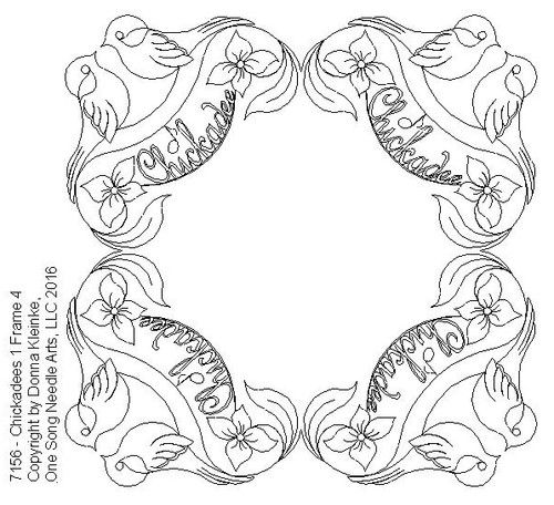 Chickadees Frame 4 - #7156 - VP19-