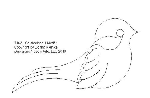Chickadees Motif 1 - #7163