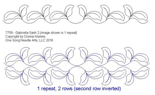 Gabriella Sash 2 - #7759 (Incl in SASH PKG #1)