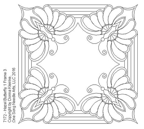 Hazel Butterfly 1 Frame 3 - #7172