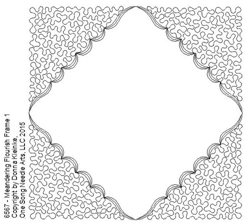 Meandering Flourish Frame 1 - #6567 - VP31-