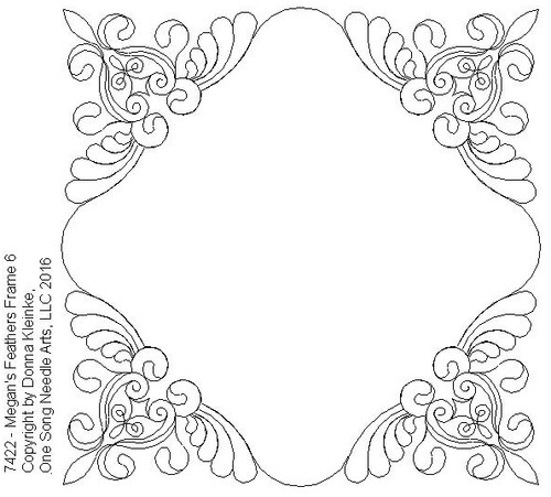 Megan's Feathers Frame 6 - #7422-VP5