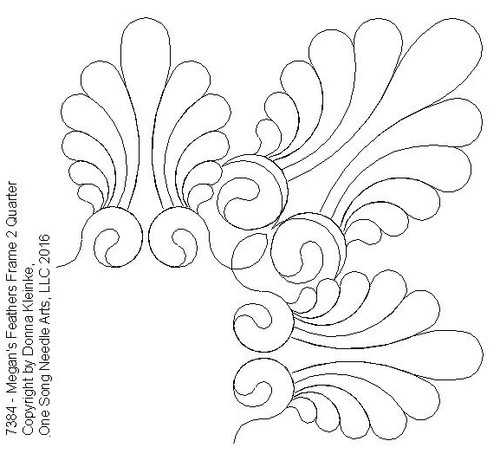 Megan's Feathers FS Frame 2 Quarter - #7384