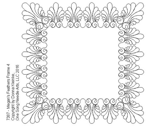 Megan's Feathers FS Frame 4 - #7387