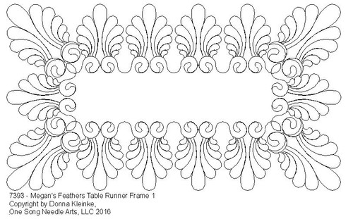 Megan's Feathers Runner 1 - #7393