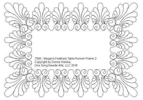 Megan's Feathers Runner 2 - #7395