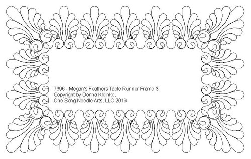 Megan's Feathers Runner 3 - #7396