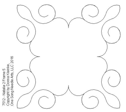 Natalia 2 Frame 5 - #7512  (Incl in Frames Pkg #1-Simple-Density)