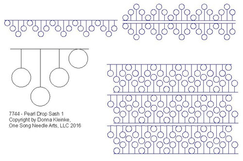 Pearldrop Sash 1 - #7744 - VP26 (Incl in SASH PKG #1)
