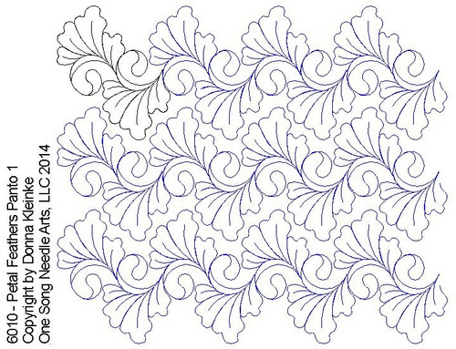 Petal Feathers Panto 1 - #6010 (in Prime Panto Collection)-VP5