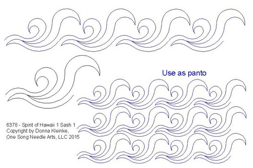 Spirit of Hawaii 1 Sash 1 - #6378 (Incl in SASH PKG #1)