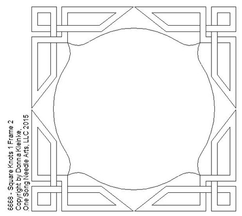 Square Knots 1 Frame 2 - #6668 - VP26