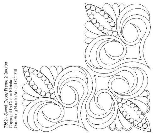 Sweet Gypsy Frame 2 Quarter - #7362