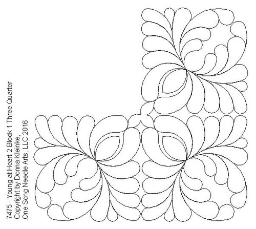 Young at Heart 2 Block 1 Three-Quarter - #7475