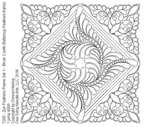 Zuri Frame Set 1 - Block 2 - #7293 - VP12 Zuri Frame Set 1 - Block 2 - #7293 - VP12