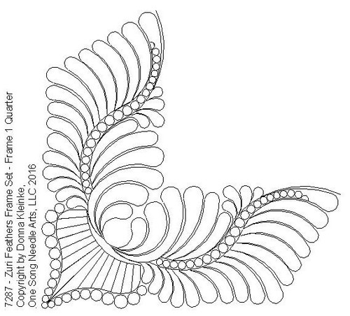 Zuri Frame Set 1 - Frame 1 Quarter - #7287-VP3