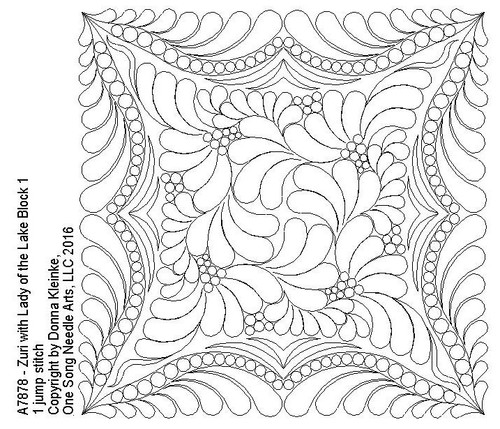 Zuri-Lady of Lake Block 1 - #A7878 - VP28 (Incl in Block Pkg #3-Mid-Density)