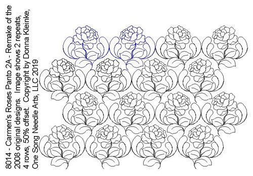 Carmen's Roses Panto 2A - #8014 (in Prime Panto Collection)