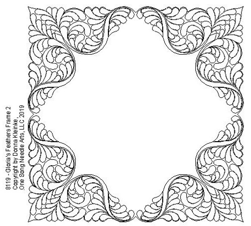 Gloria's Feathers Frame 2 - #8119 - VP19