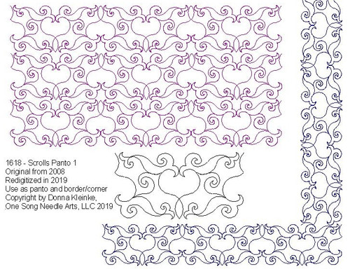 Scrolls Panto 1 - #1618 (in Prime Panto Collection)