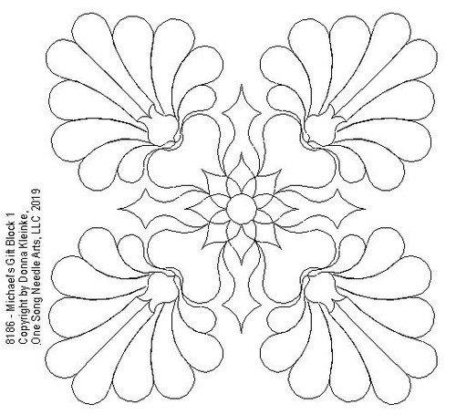 Michael's Gift Block 1 - #8186-VP6