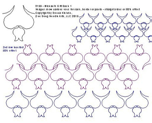 Michael's Gift Sash 1 - #8199 - VP40 (Incl in SASH PKG #1)