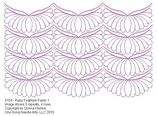 Ruby Feathers Panto 1 - #8154  (in Prime Panto Collection) - VP23