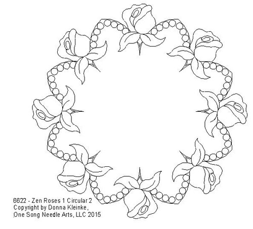 Zen Roses 1 Circular 2 - #6622 (Incl in Circular Ptns Pkg #2-All-Densities)