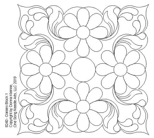Daisies Block 1 - #8240 - VP33