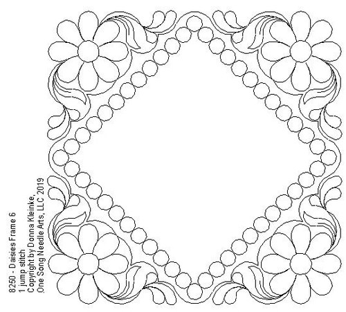 Daisies Frame 6 - #8250