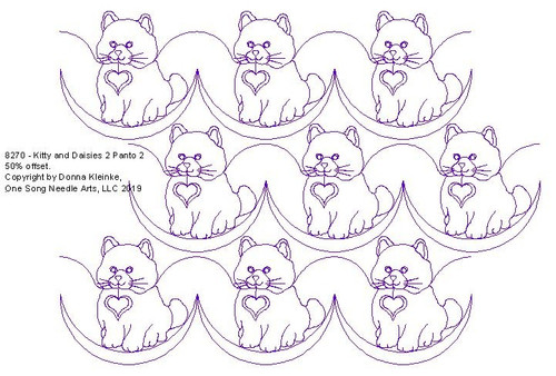 Kitty and Daisies 2 Panto 2 - #8270 (in Prime Panto Collection)