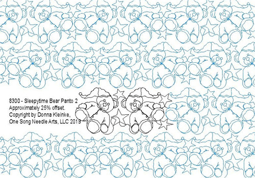 Sleepytime Bear Panto 2 - #8300 (in Prime Panto Collection) - VP12