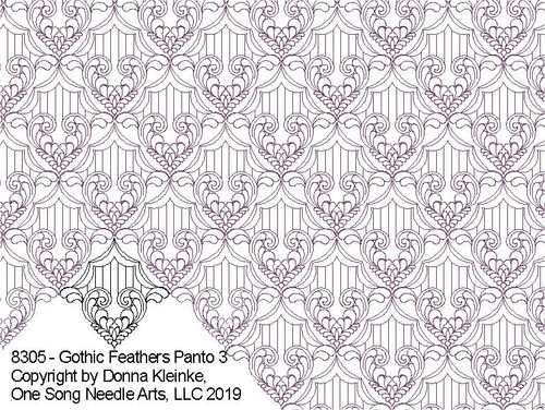 Gothic Feathers Panto 3 - #8305 (in Prime Panto Collection)