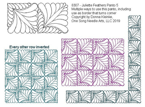 Juliette Feathers Panto 5 - #8307 (in Prime Panto Collection)