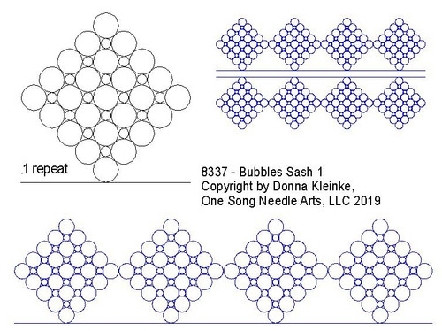 Bubbles Sash 1 - #8337 - VP37 (Incl in SASH PKG #1)