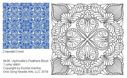 Aphrodite's Feathers Block 1 - #8426 