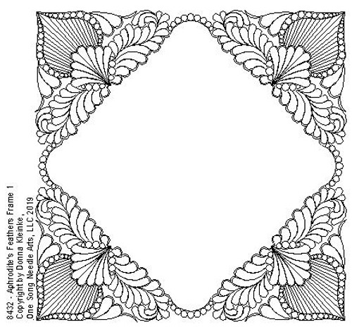 Aphrodite's Feathers Frame 1 - #8432 - VP21 