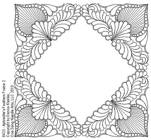 Aphrodite's Feathers Frame 2 - #8433 - VP23 