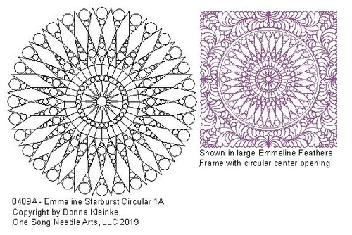Emmeline Starburst Circular 1 - #8489-VP6   (Incl in Circular Ptns Pkg #1-All-Densities)
